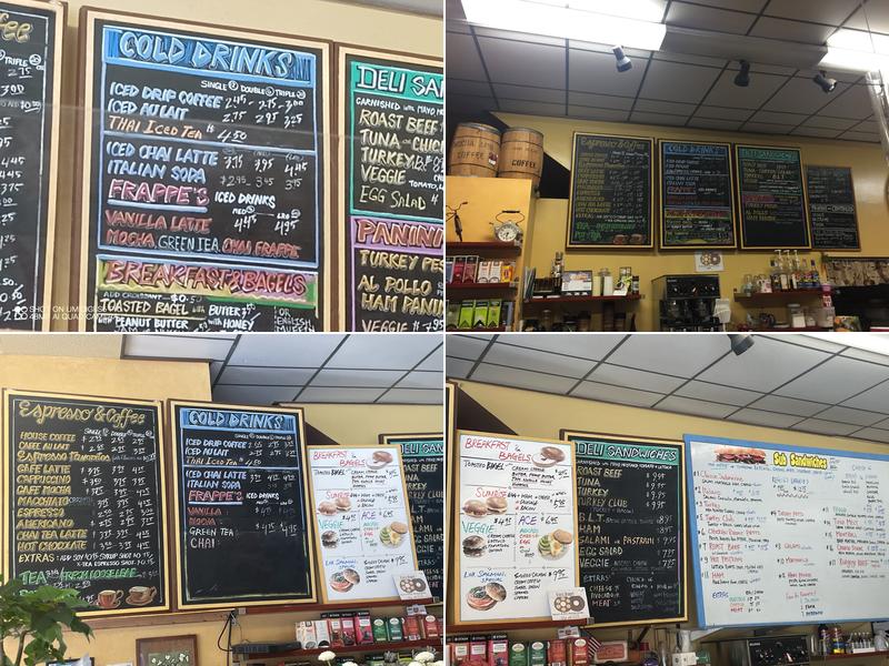 Cup a java coffee house Menu