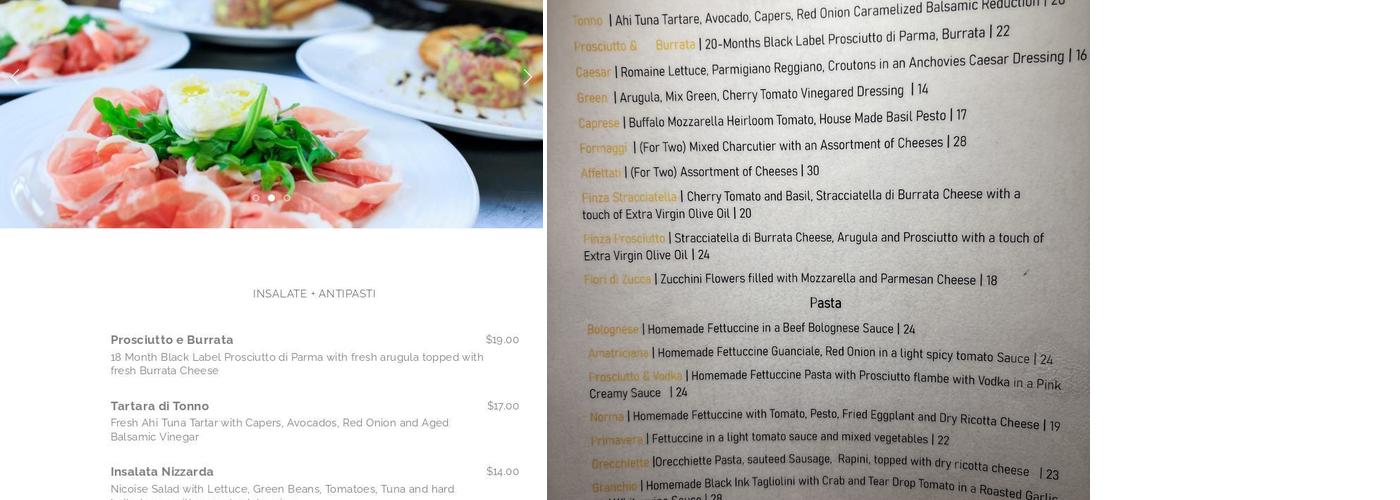 Corks Menu