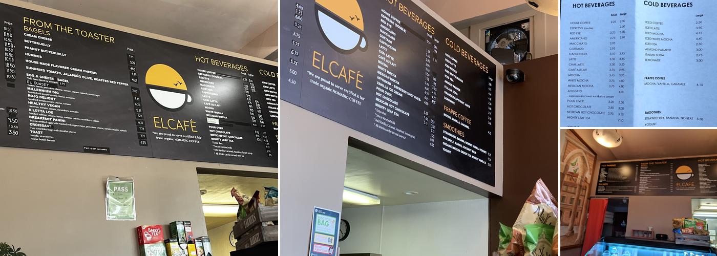 El Cafe Menu