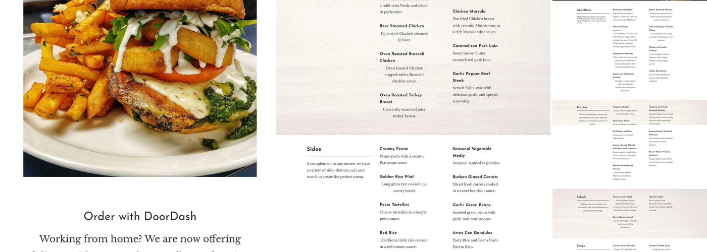 Casablanca Café Menu