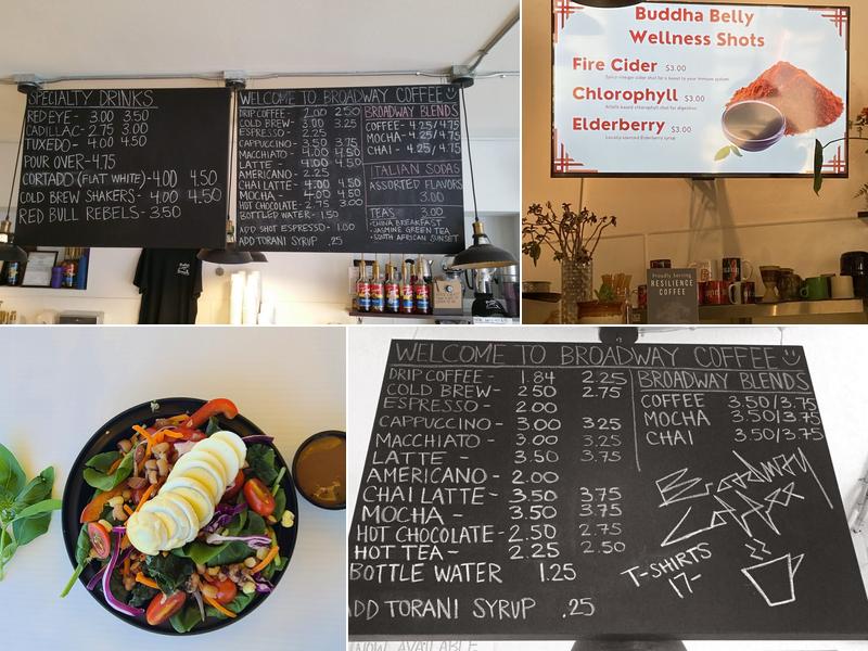Broadway Coffee Company Menu