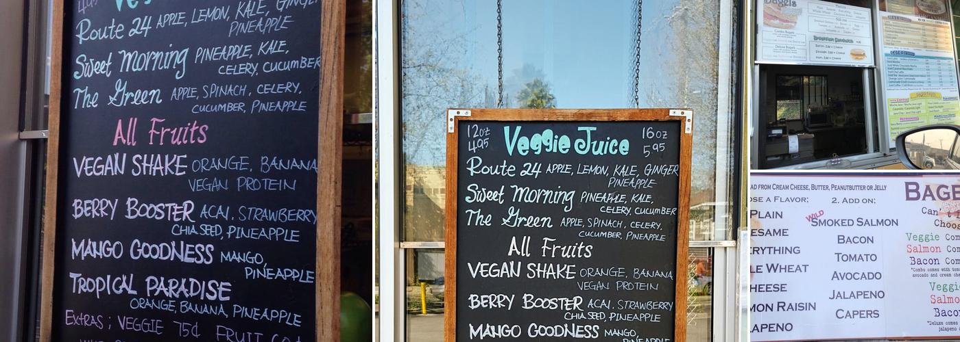 Lucia Drive Through Espresso Menu