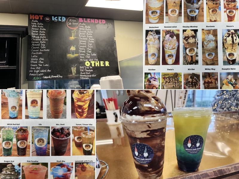 Alison's Cafe House Menu