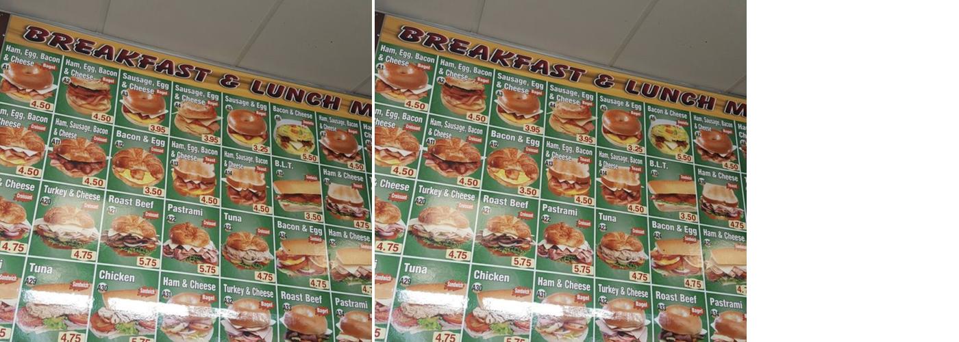 P M CAFE DONUTS Menu