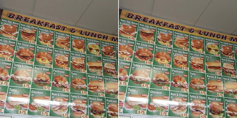 P M CAFE DONUTS Menu