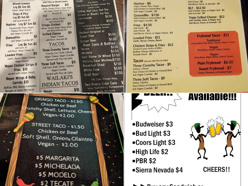 Cafe Colonial Menu