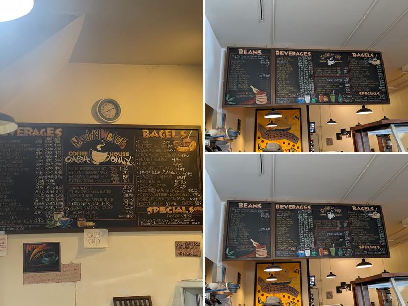 Muddy Waters Coffee House Menu