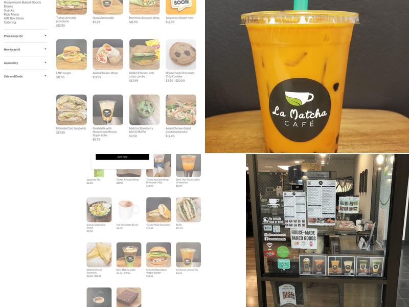 La Matcha Cafe Menu