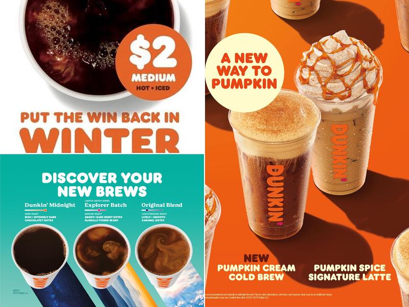 Dunkin' Menu