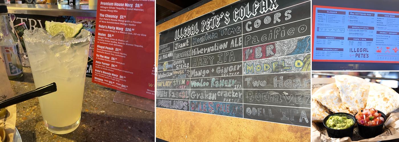 Illegal Pete's - Colfax Menu