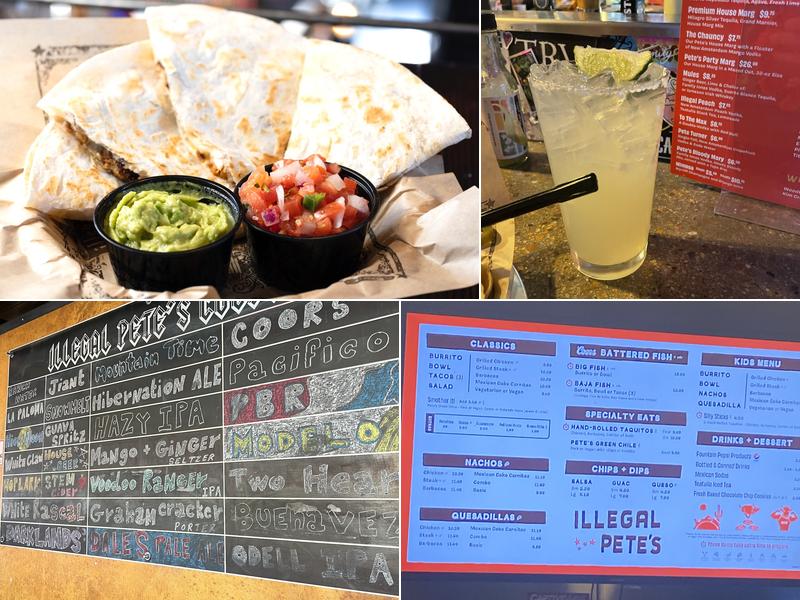 Illegal Pete's - Colfax Menu