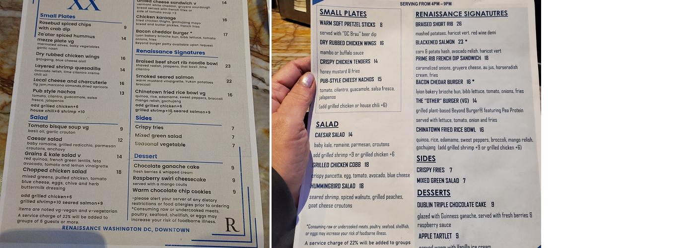 Mixx Menu