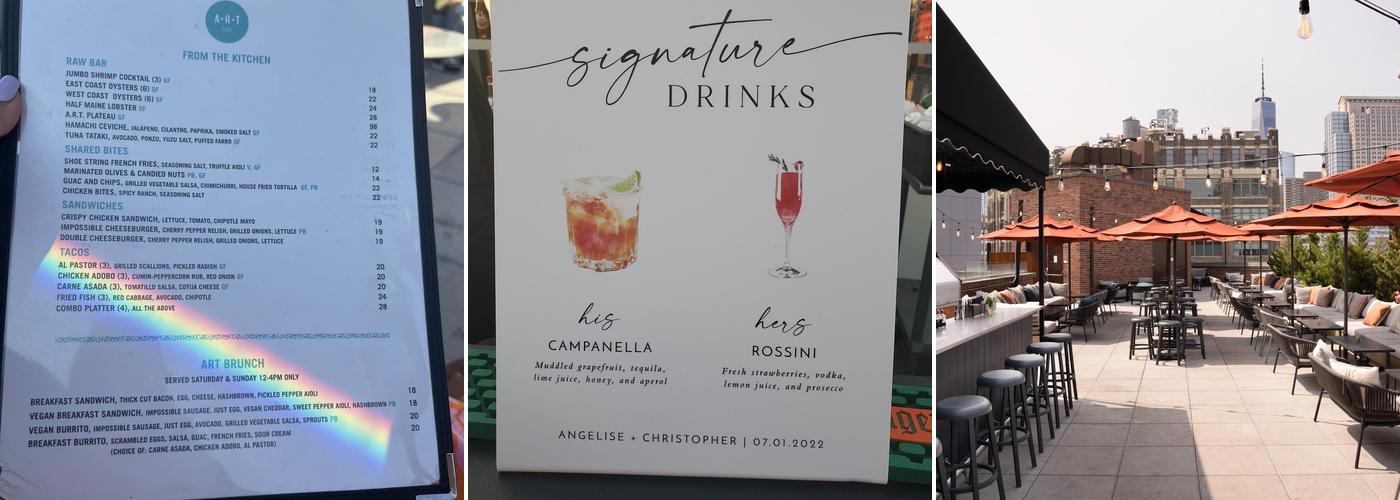 ART SoHo (Arlo Roof Top) Menu