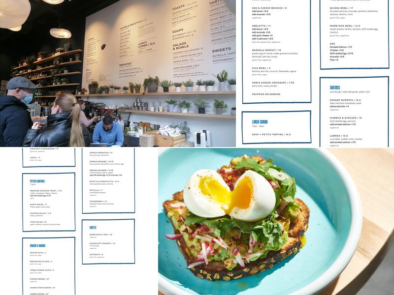 Tartinery Café - Bar | Park Ave Menu