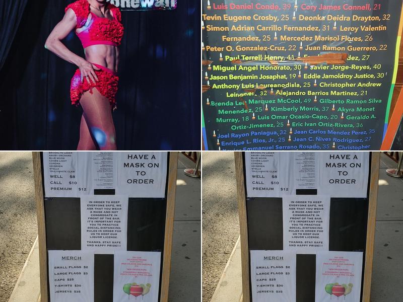 The Stonewall Inn Menu