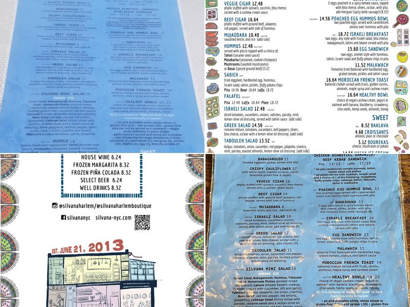 Silvana Menu