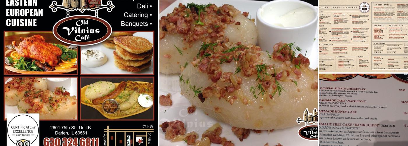 Old Vilnius Cafe Deli Menu