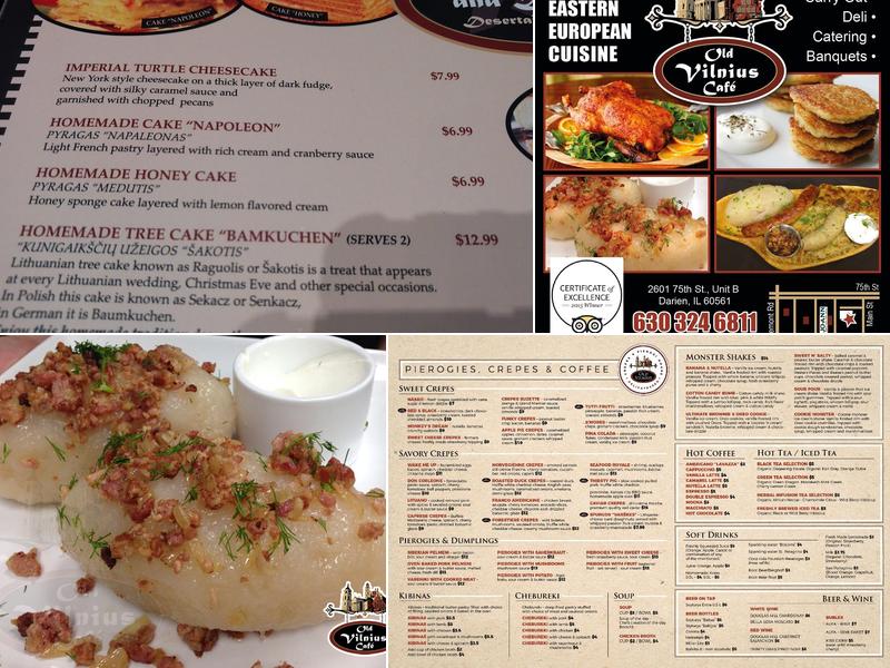 Old Vilnius Cafe Deli Menu