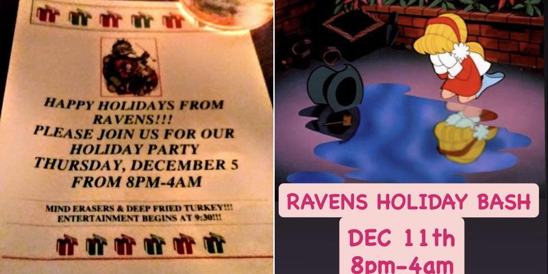 Ravens Menu
