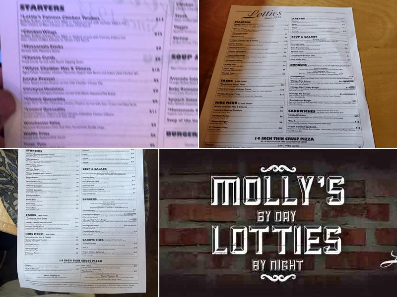 Lottie's Pub Menu