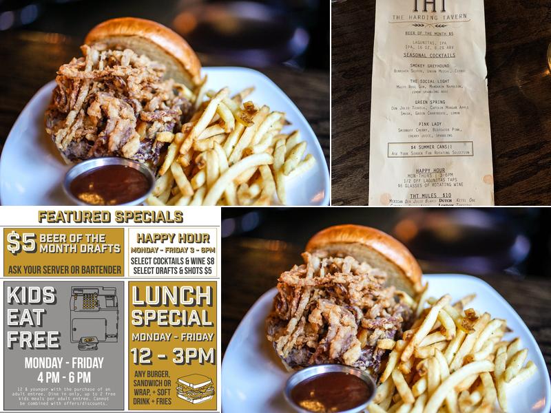 The Harding Tavern Menu