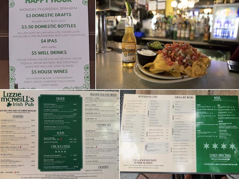 Lizzie McNeill's Menu