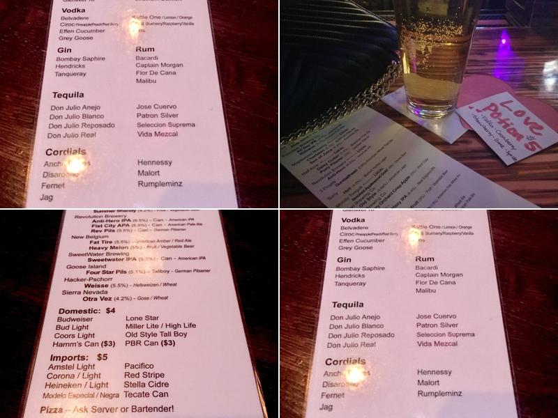 @North Bar Menu