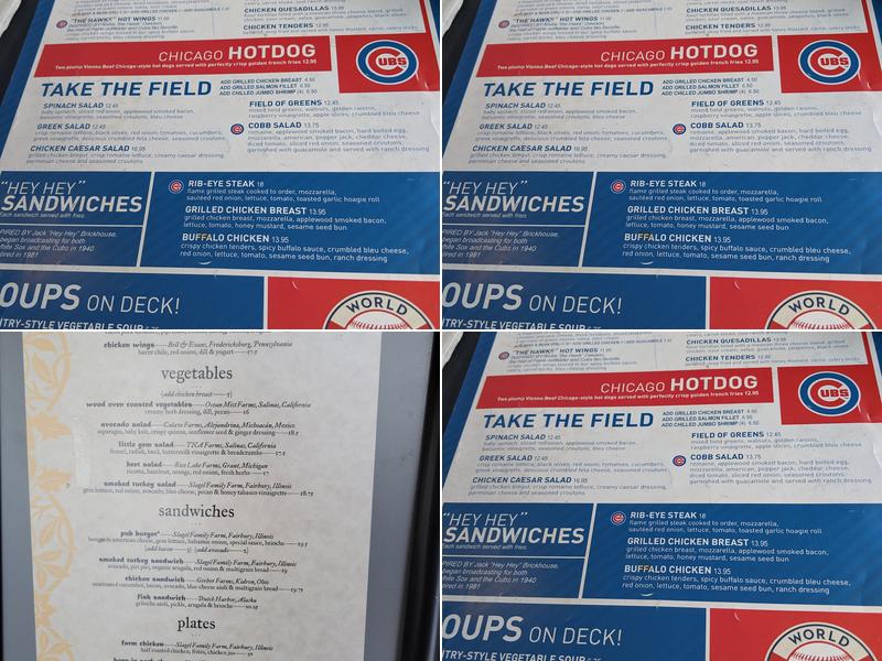 O'Hare Bar & Grill Menu