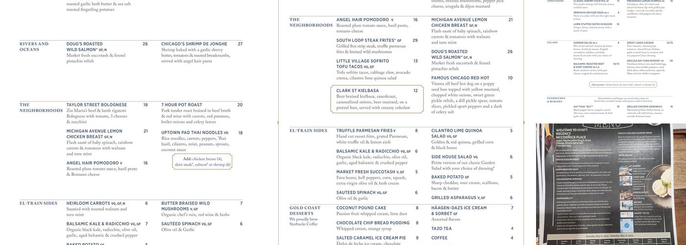Third Star Menu