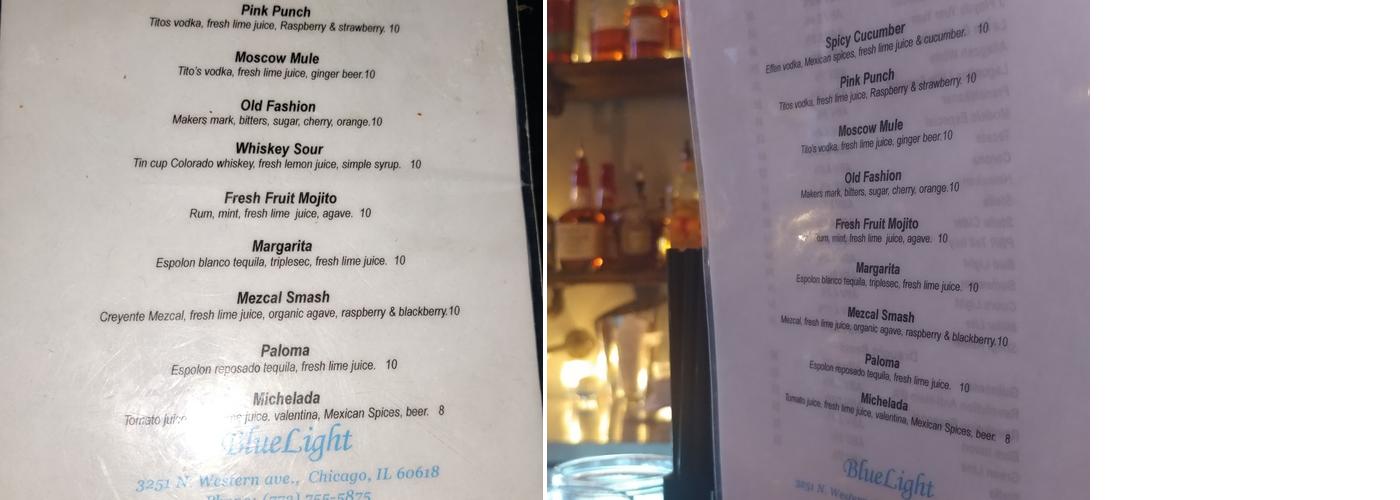 Bluelight Menu