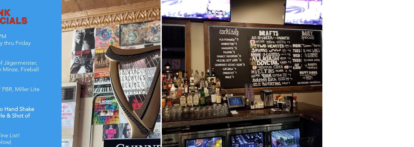 The Ravenswood Tavern Menu