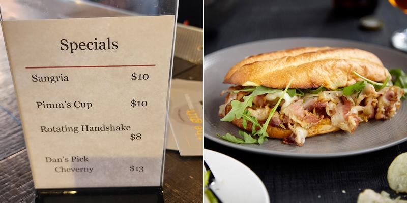 Front Bar Menu