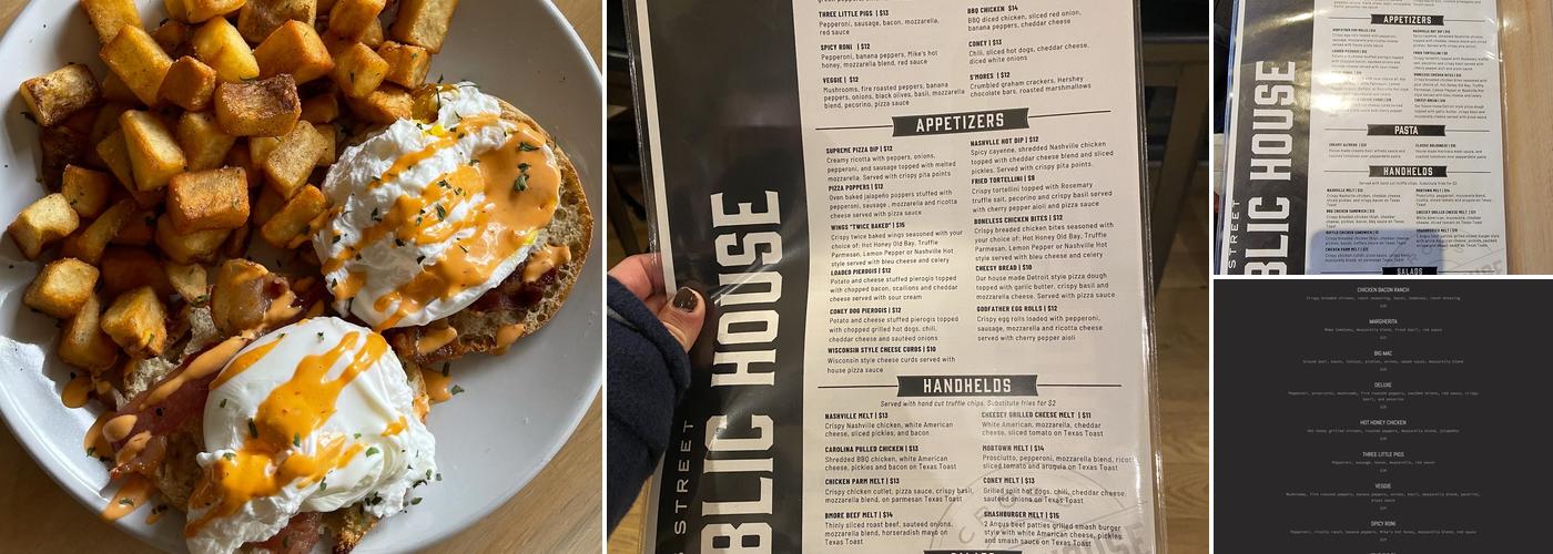 Cross Street Public House Menu