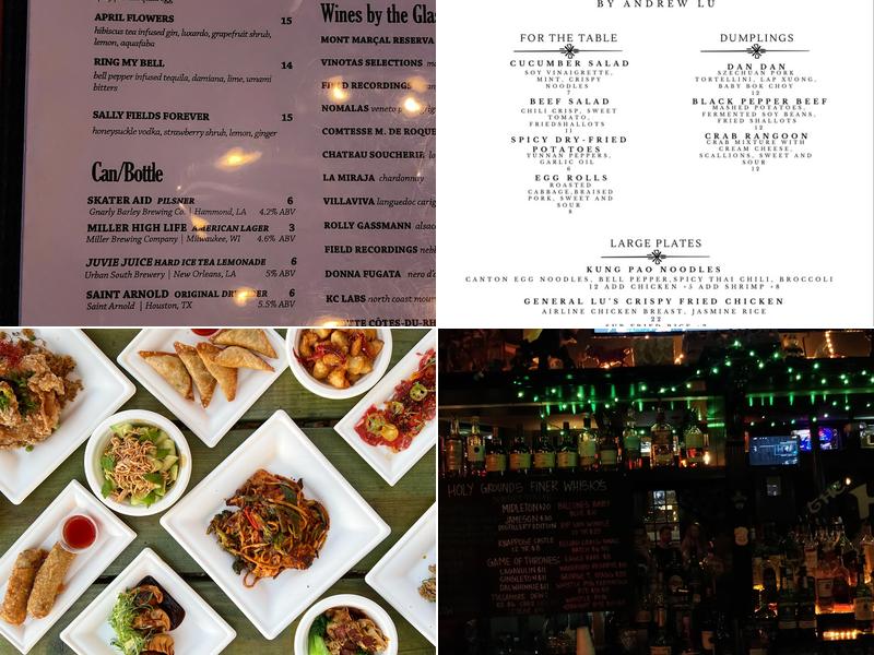 The Holy Ground Irish Pub Menu