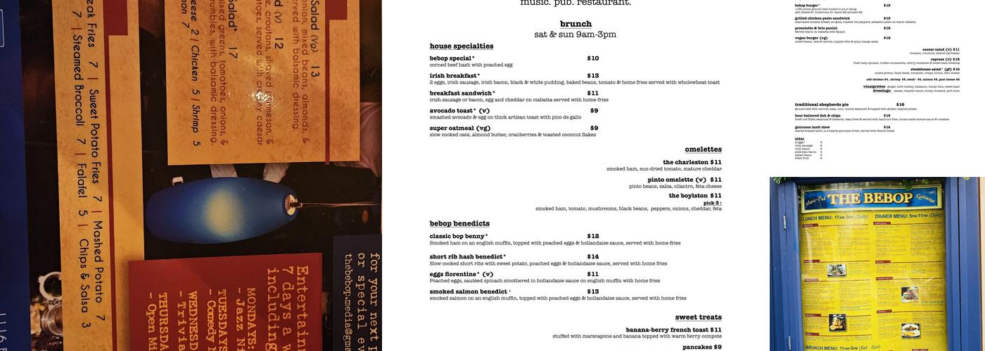 The Bebop Menu