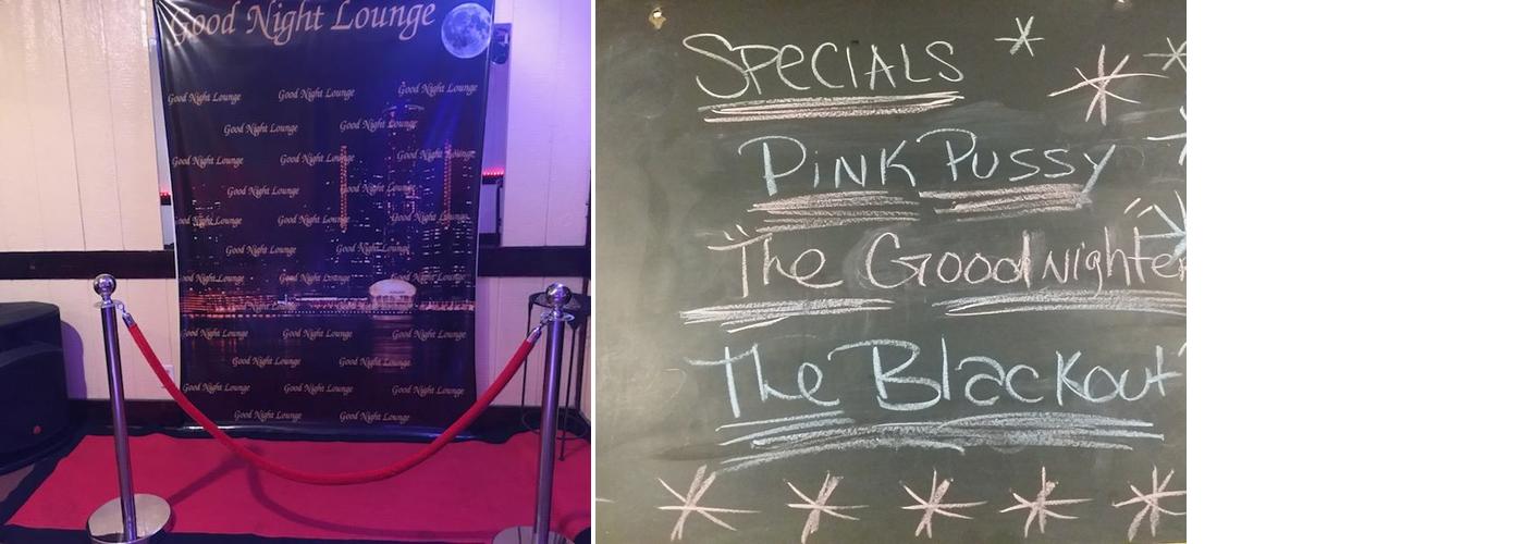 Goodnight Lounge Menu
