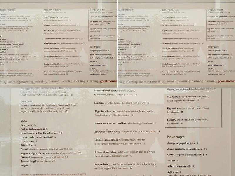 Bistro 43 Menu
