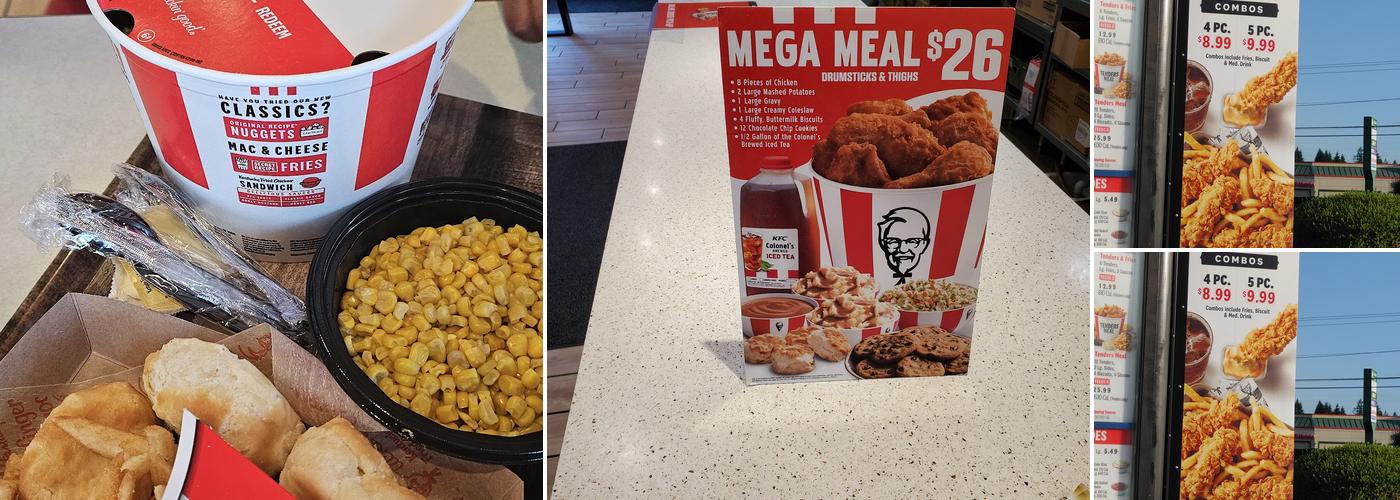 KFC Menu