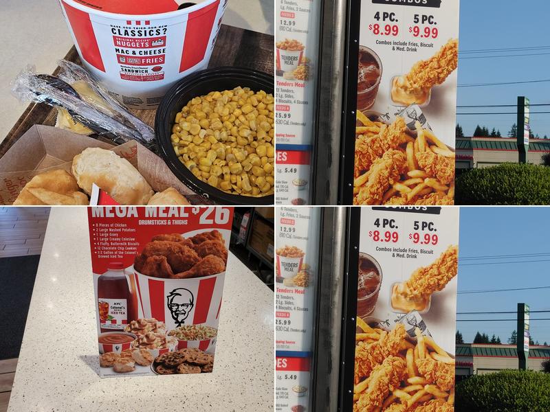 KFC Menu