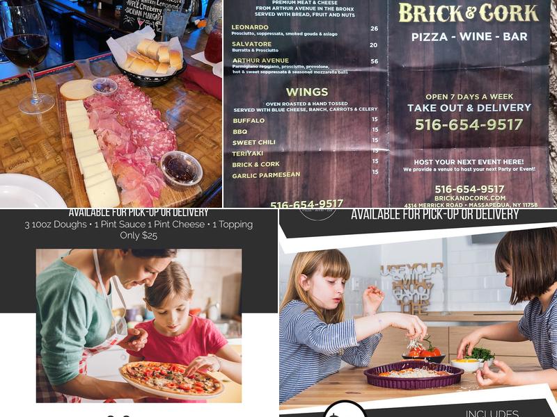 Brick & Cork Menu