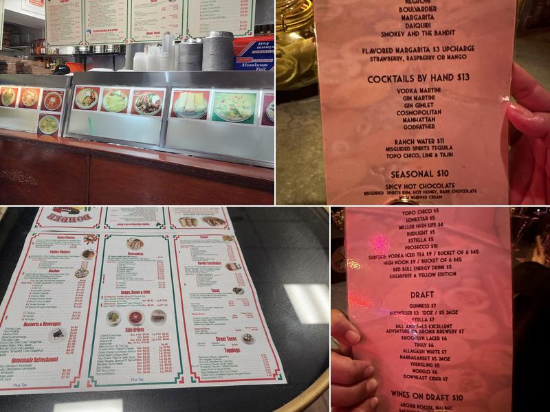 Horses and Divorces Menu