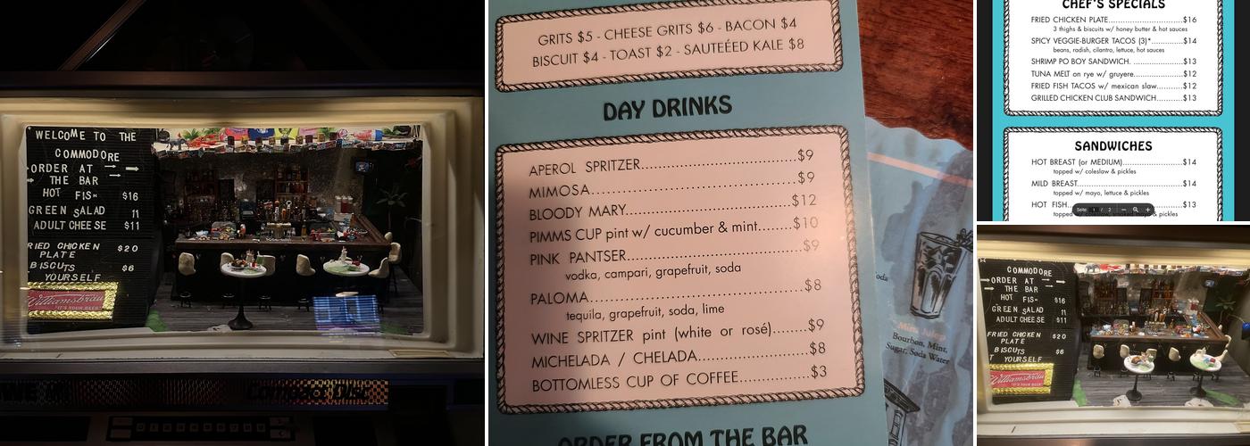 The Commodore Menu