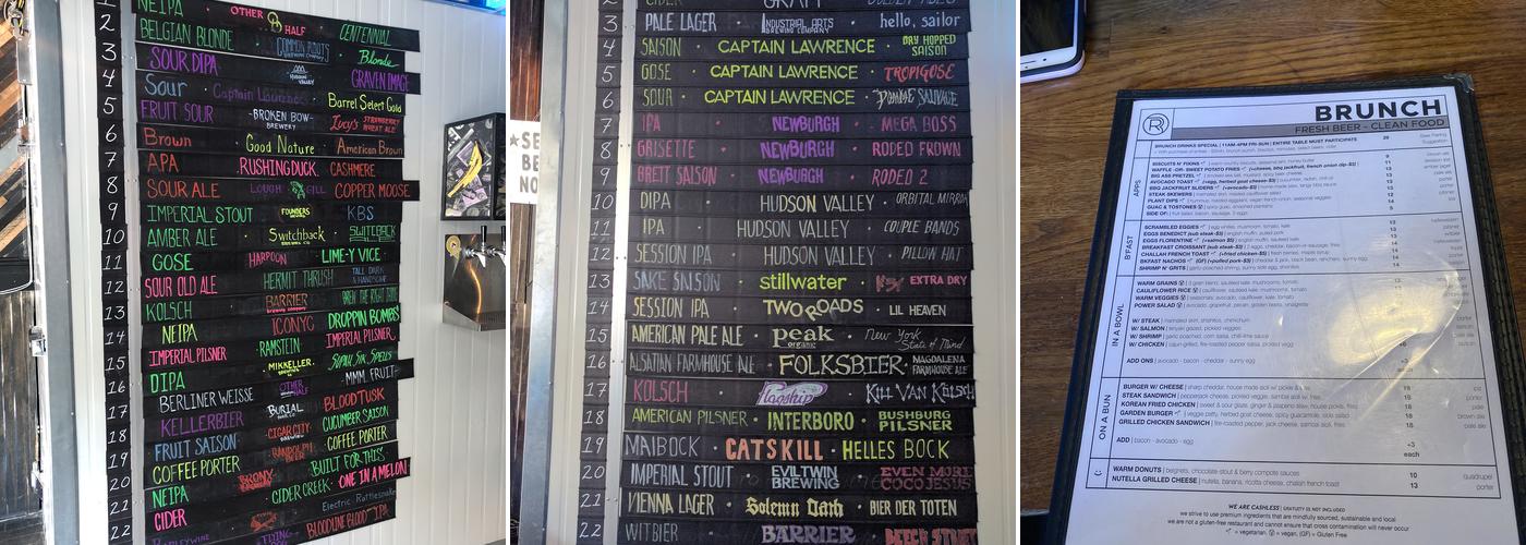 Randolph Beer WBURG Menu