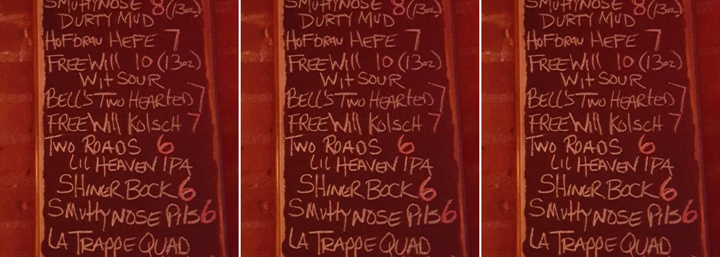 South Menu