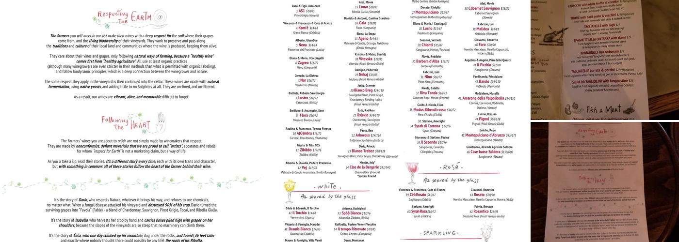 Have & Meyer Menu