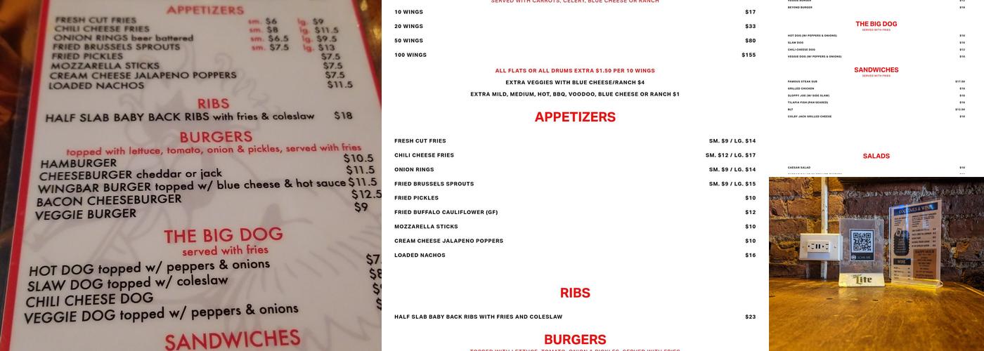 Wingbar Menu