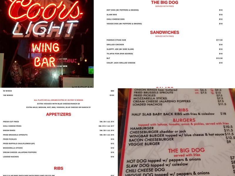 Wingbar Menu