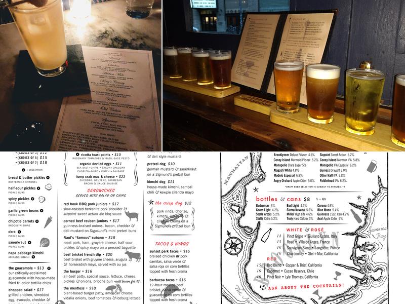 The Brooklyneer Menu