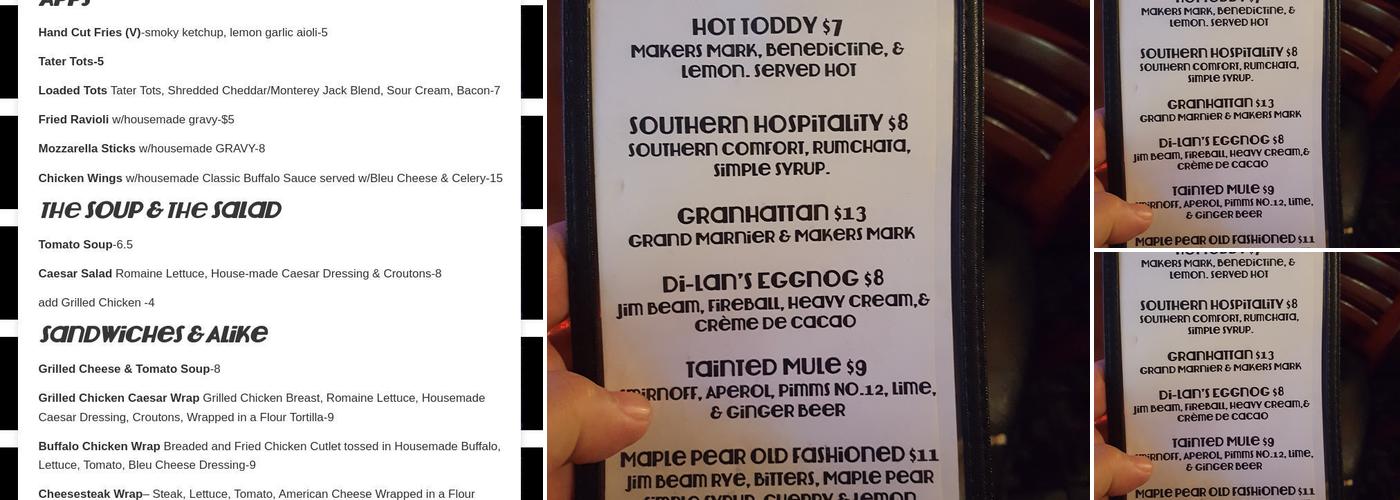 12 Steps Down Menu