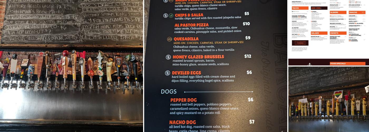 Barcade Menu